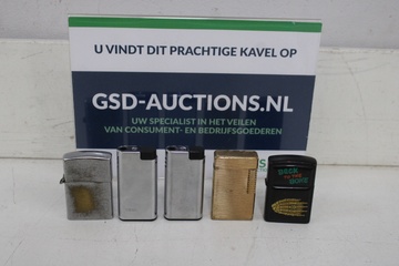 Afbeelding van Set van 5 verschillende aanstekers