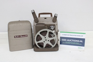 Afbeelding van Bell & Howell vintage filmprojector met koffer