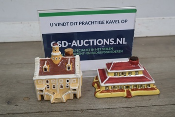 Afbeelding van Set keramieken huisjes