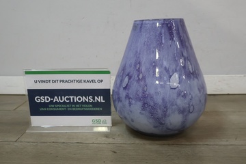 Afbeelding van Glazen vaas met patroon