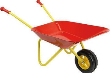 Afbeelding van Kinderkruiwagen – Rood/Geel van metaal