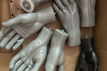 Afbeelding van 7 etalage handen oud voor etalage diy projecten etc