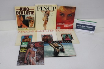 Afbeelding van 8 Erotische tijdschriften set met Pin-Up en Mädchen