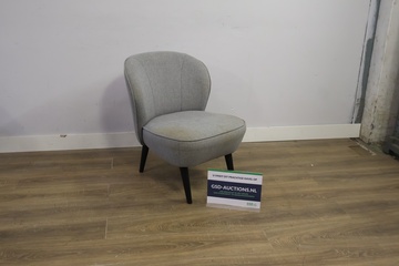 Afbeelding van 'Woood' - Grijs Gestoffeerde Fauteuil