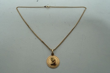 Afbeelding van 18-Karaat Gouden Hanger - Sterrenbeeld Maagd
