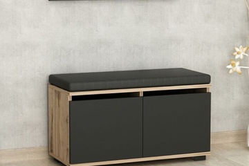 Afbeelding van Asir | Schoenenkast | Walnoot - 80 x 35 x 42 cm