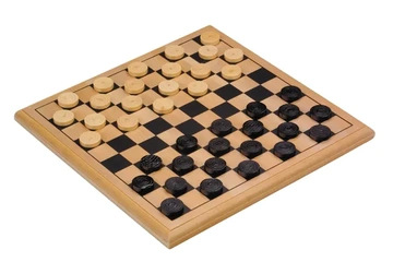 Afbeelding van Damspel Longfield Games hout 30x30cm