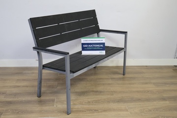 Afbeelding van Tuinbank met metalen frame
