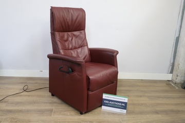 Afbeelding van Elektrische Lederen Relaxfauteuil