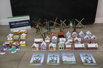Afbeelding van Diverse Hollands Glorie molens en huisjes miniatuur set