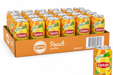 Afbeelding van 2x tray Lipton ice tea Peach