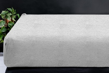 Afbeelding van Sleeptime Teddy hoeslaken grijs 160x200cm+30cm