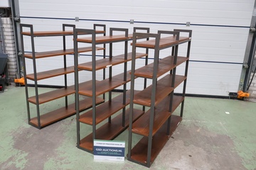 Afbeelding van Set van 3 Vintage stelling kasten - Jaren '60