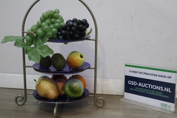 Afbeelding van Etagère met kunstfruit