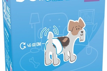 Afbeelding van Easypets Dog Diapers Male -Hondenluiers Reu -M/L -30 stuks
