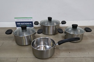 Afbeelding van Tefal RVS pannenset