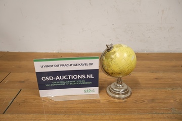 Afbeelding van Globe op metalen standaard - Wereldbol