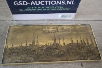 Afbeelding van Kopergravure van Amsterdam