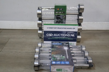 Afbeelding van 2 Sets van 7 Solar tuinlampen