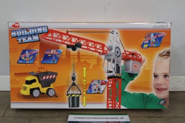 Afbeelding van Building Team speelgoed kraan met kiepwagen