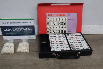 Afbeelding van Mah-Jongg spel in opbergetui