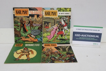 Afbeelding van Karl May stripboeken set van 4