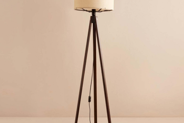 Afbeelding van Houten vloerlamp, 140 cm, E27 fitting, 40W ASIR