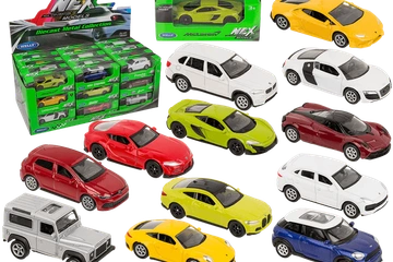 Afbeelding van Metalen modelauto, met plastic onderdelen.