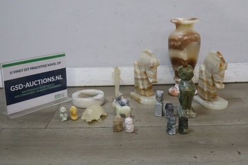 Afbeelding van Set decoratieve Marmeren beeldjes
