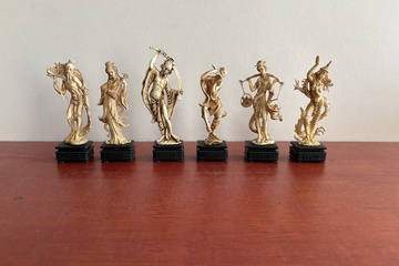 Afbeelding van Miniaturen Chinese beeldjes plastic