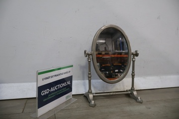 Afbeelding van Tafelspiegel met metalen frame