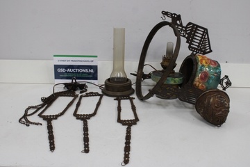 Afbeelding van Antieke petroleumlamp