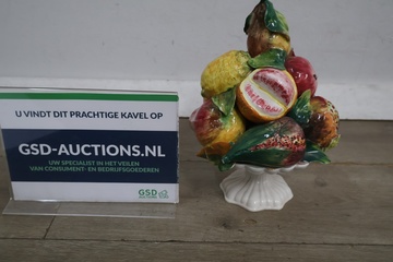 Afbeelding van Keramische decoratieve fruitschaal