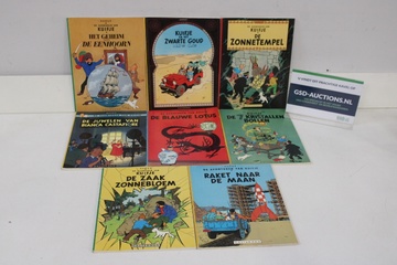 Afbeelding van Kuifje stripboeken set van 8