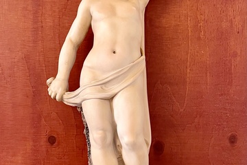 Afbeelding van Beeld van een jongen Gesigneerd Capodimonte