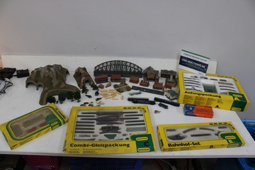 Afbeelding van Minitrix modelspoor set met toebehoren