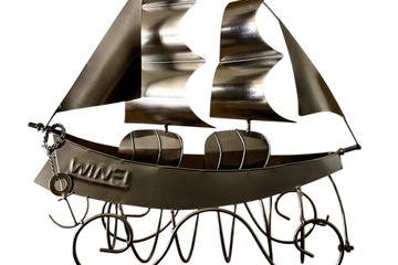 Afbeelding van Wijnfleshouder metalen (*2) Nieuwe product