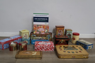 Afbeelding van Verzameling vintage blikken