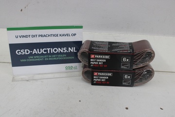 Afbeelding van Parkside belt sander papier set PBSZ 457 B2