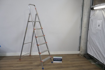 Afbeelding van Aluminium vouwladder 6 treden