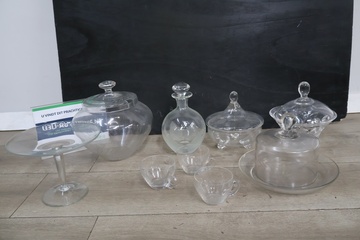 Afbeelding van Diverse Kristallen Schalen