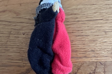 Afbeelding van Vintage knijp poppetje
