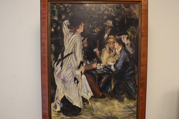 Afbeelding van Olieverfschilderij gezelschapstafel
