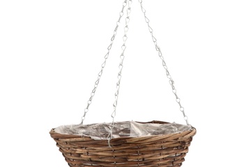 Afbeelding van Hangende bloempot Rotan bruin 35 cm