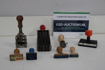 Afbeelding van Set stempels en nummerroller