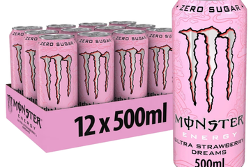 Afbeelding van 1x tray Monster strawberry