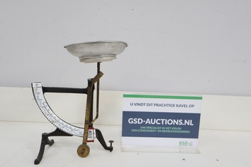 Afbeelding van Oude vintage keukenweegschaal'