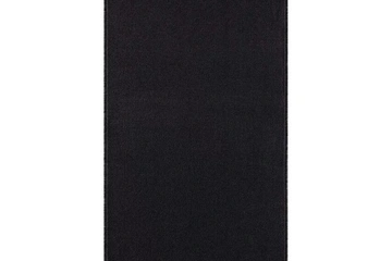 Afbeelding van Moderne effen loper Nasty - zwart 80x200 cm