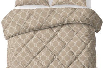 Afbeelding van Lazy Dekbed Venzo Beige 240 x 200 Met 2 Kussenslopen