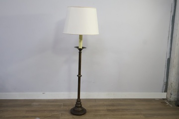 Afbeelding van Art Deco - Messing Vloerlamp